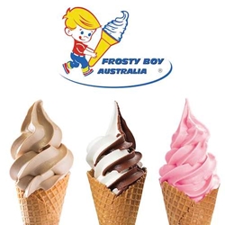 Frosty Boy Australia | Soft Serve Dark Choc Flavour Sachet Supplier | Good Food Warehouse