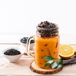 SHOTT Flamed Orange Bubble Tea Recipe with Good Food Warehouse. Best SHOTT Beverages Syrup Wholesaler Australia.