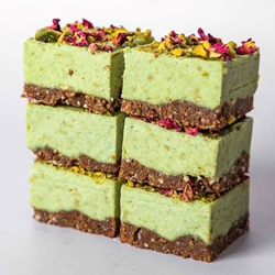 Lime Pistachio Slice | Raw Slice Wholesaler Wellness by Tess | Good Food Warehouse