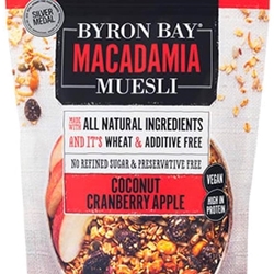 2kg Coconut Cranberry Apple Muesli | Byron Bay Granola Wholesaler | Good Food Warehouse