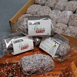 Single Wrapped Mini Lamingtons | Wrapped Lamington Wholesaler | Good Food Warehouse