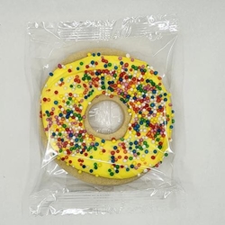 Kids Iced Donut Cookies | Wrapped Cookie Wholesaler | Good Food Warehouse