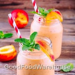 SHOTT Triple Peach Frappe Recipe with Good Food Warehouse. Best SHOTT Beverages Syrup Wholesaler Australia.
