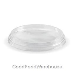 240-960ml Clear Bowl Lids for BioPak Cold Cups