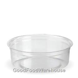 Clear Cold Bowls 240ml from BioPak Green Stripe