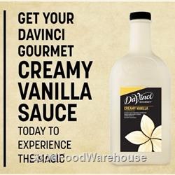 DaVinci Gourmet 2Ltr Creamy Vanilla Sauce