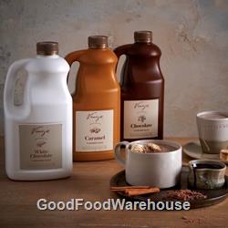 Venezia chocolate, caramel and white chocolate sauces for cafés and wholesale foodservice supply