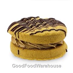 Cookie Concepts Coffee Jumbo Yoyo with coffee butter icing and chocolate drizzle – best wholesale pricing Australia