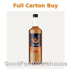 1Ltr Arkadia Beverages Caramel Syrup - Full Carton Buy