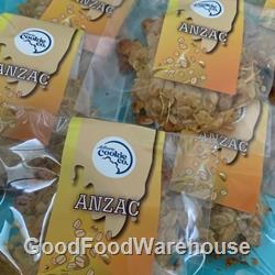 Melbourne Cookie Co. Anzac cookies individually wrapped for cafes, coffee shops and foodservice venues, supplied wholesale across Australia.