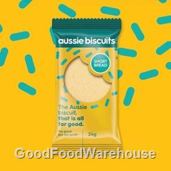Individually wrapped buttery shortbread biscuits with free delivery for wholesale café and catering supply.
