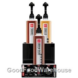 SHOTT 3 Bottle Syrup Stand for displaying coffee and beverage syrups in cafés and coffee shops