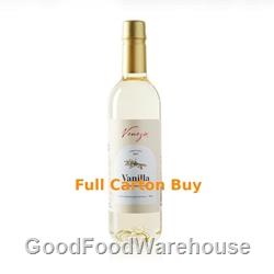 Venezia vanilla syrup 750ml from distributor with bulk discounts for café and foodservice use
