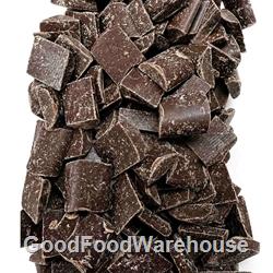 Supreme milk chocolate chunks compound chocolate for baking, melting, decorating, hot chocolate, frappes, milkshakes, soft serve and dessert toppings.