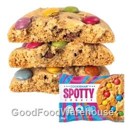 Cookie Man Spotty Cookie with colourful choc drops, supplied by a trusted wholesale distributor with bulk buy discounts and free delivery Australia-wide.